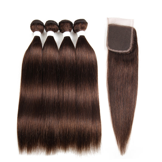 4 Bundles Brown