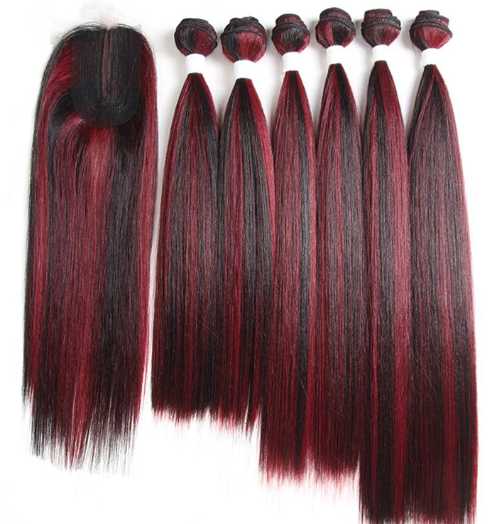 6 Bundle Color & Closure Multiple Colors