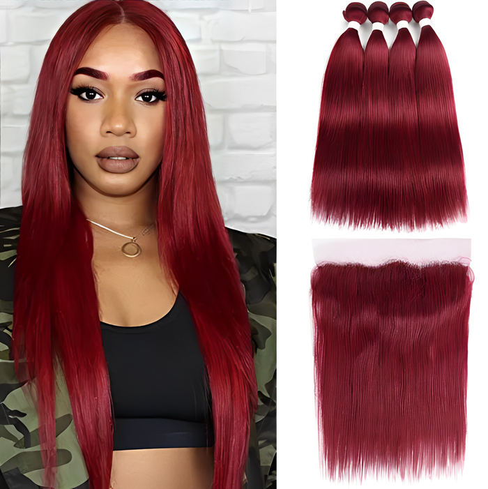 3 Bundles Burgundy