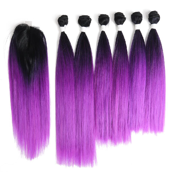 6 Bundle Color & Closure Multiple Colors